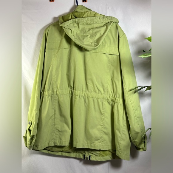 Vibrant Lime Green Women's Jacket - Picture 3 of 9